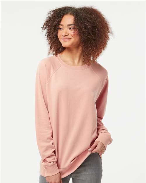 Independent Trading Co. SS1000C - Unisex Icon Lightweight Loopback Terry Crewneck Sweatshirt