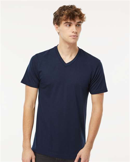 M&O 3543 - Deluxe Blend V-Neck T-Shirt