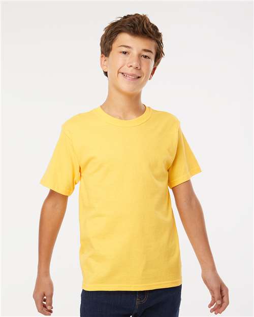 M&O 4850 - Youth Gold Soft Touch T-Shirt