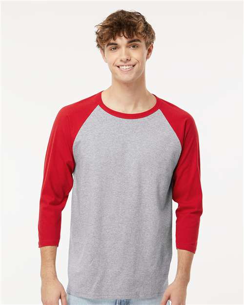 M&O 5540 - Raglan Three-Quarter Sleeve Baseball T-Shirt