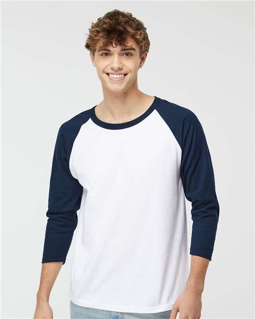 M&O 5540 - Raglan Three-Quarter Sleeve Baseball T-Shirt