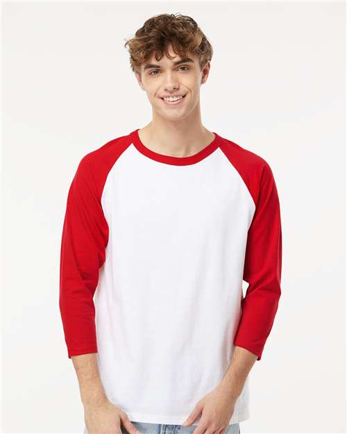 M&O 5540 - Raglan Three-Quarter Sleeve Baseball T-Shirt